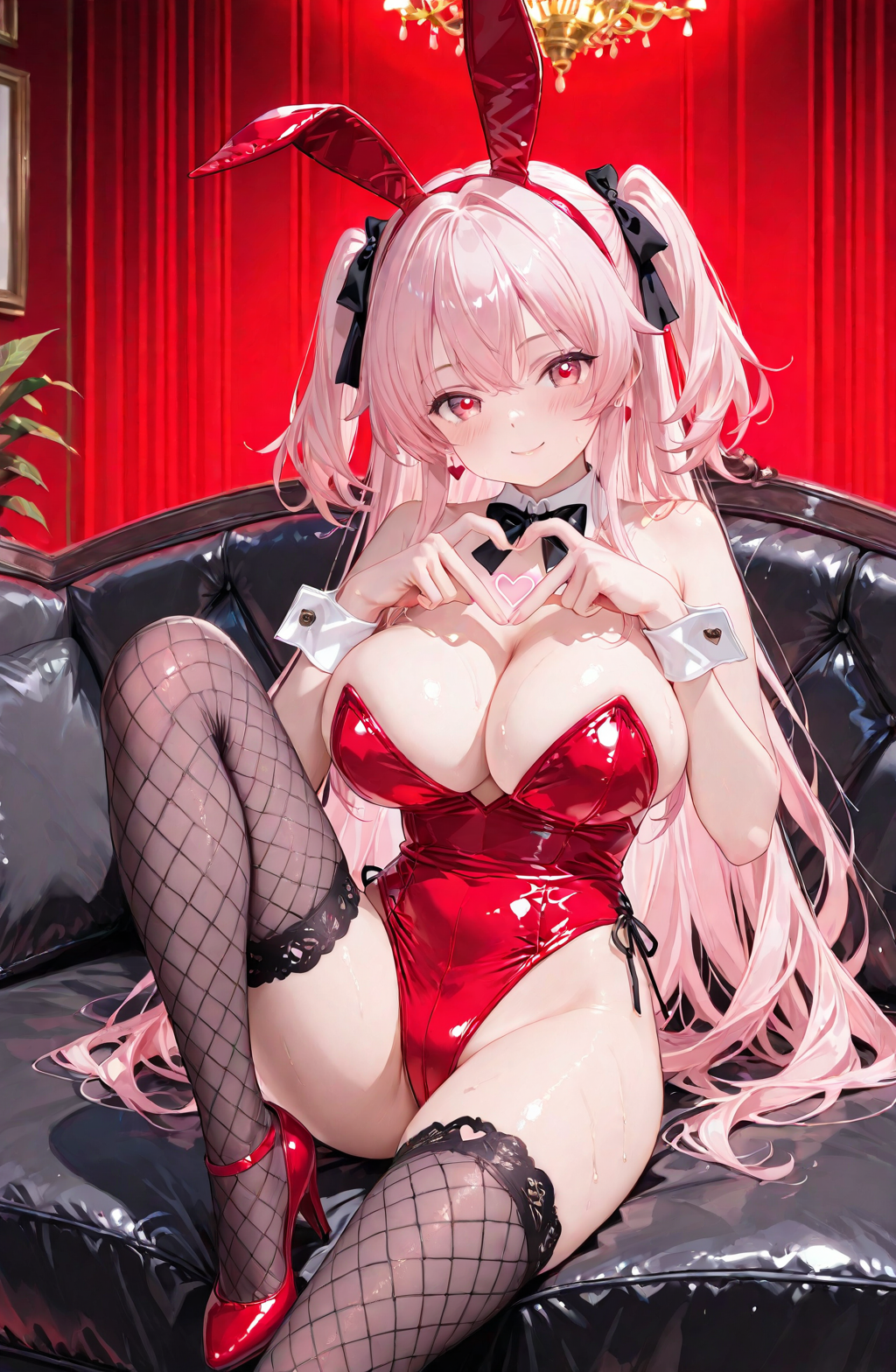 赤色バニーガール