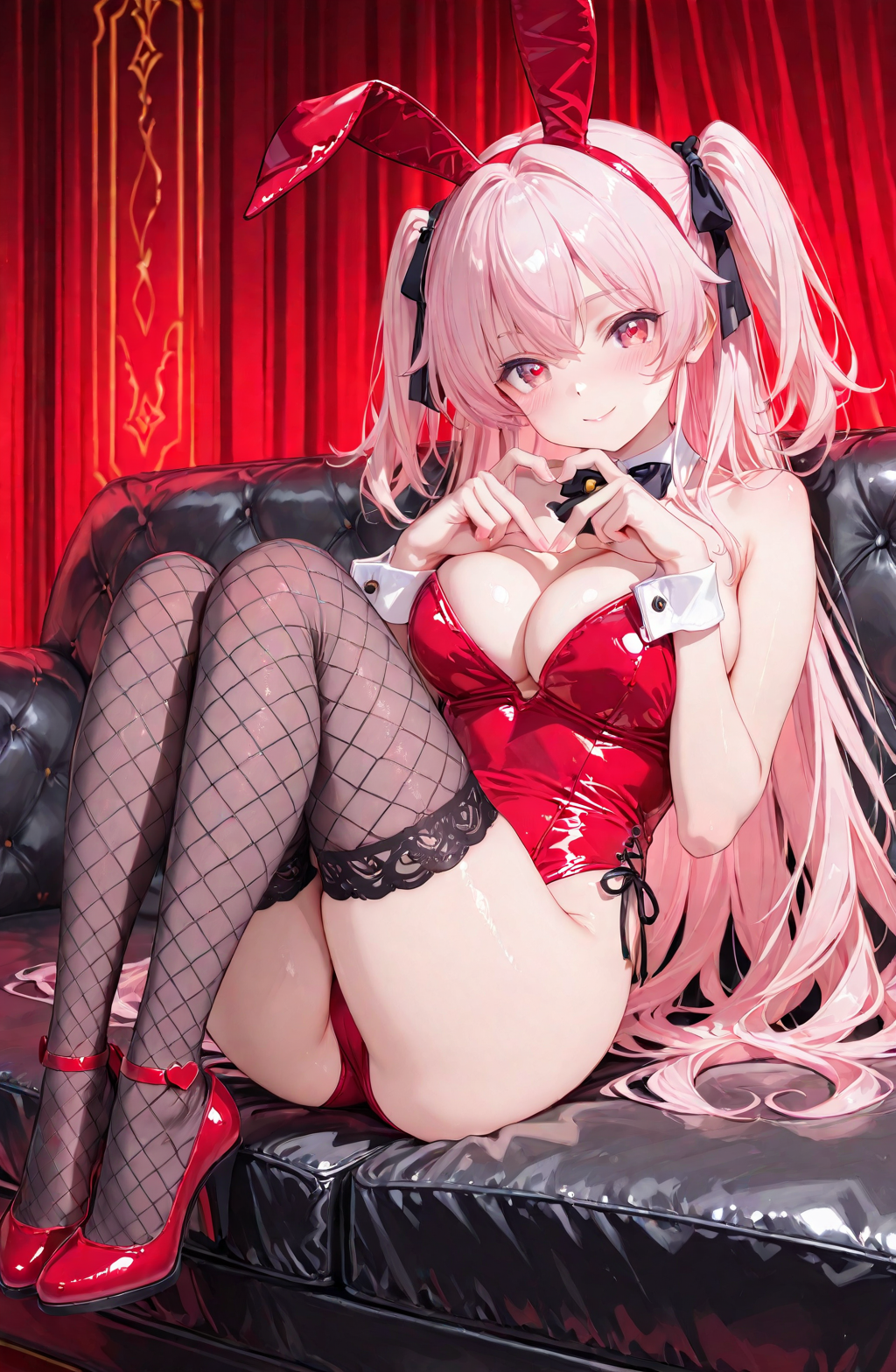 赤色バニーガール