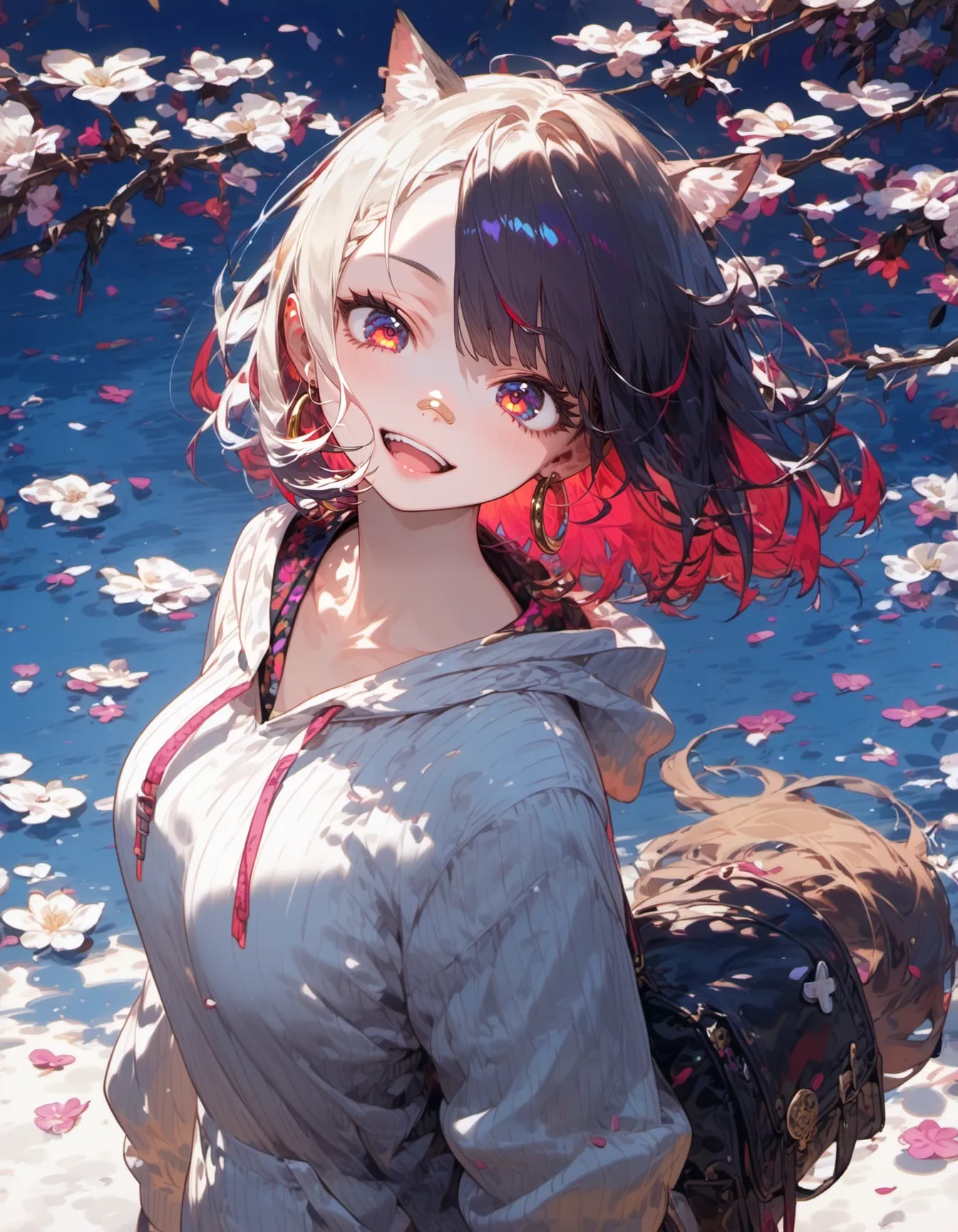 Dual-Toned Blossom Smile | の人気AIイラスト・グラビア