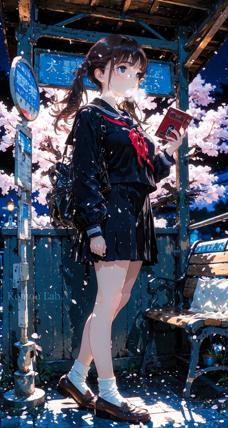 夜桜