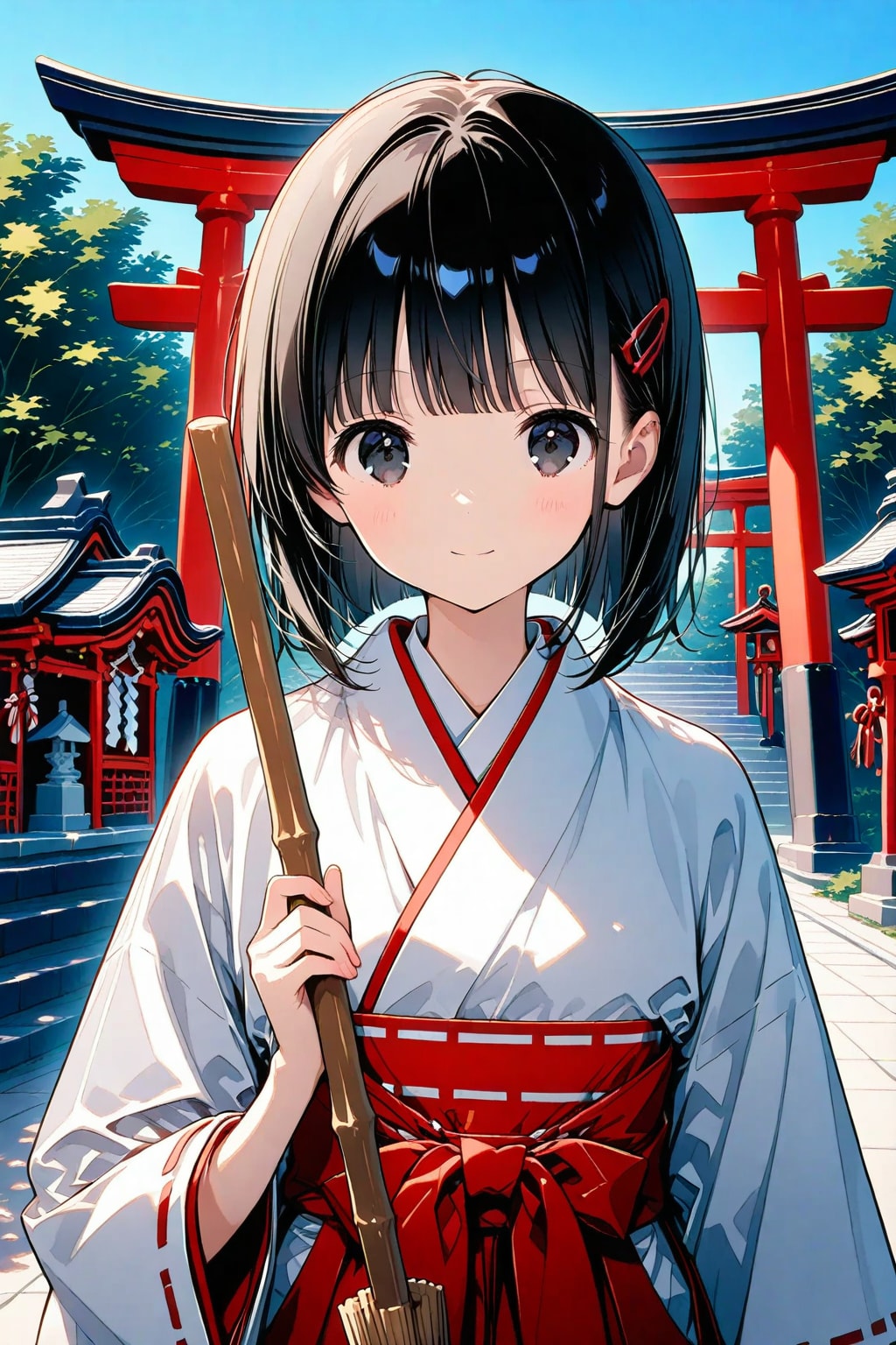 巫女バイト中の妹ちゃん✨