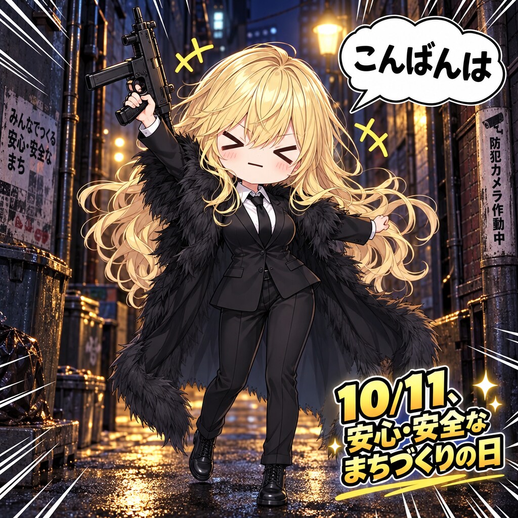 安心/安全なまちづくりの日とエリザベス | の人気AIイラスト・グラビア