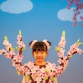 お遊戯会で桜の木を演じる愛娘 7枚目