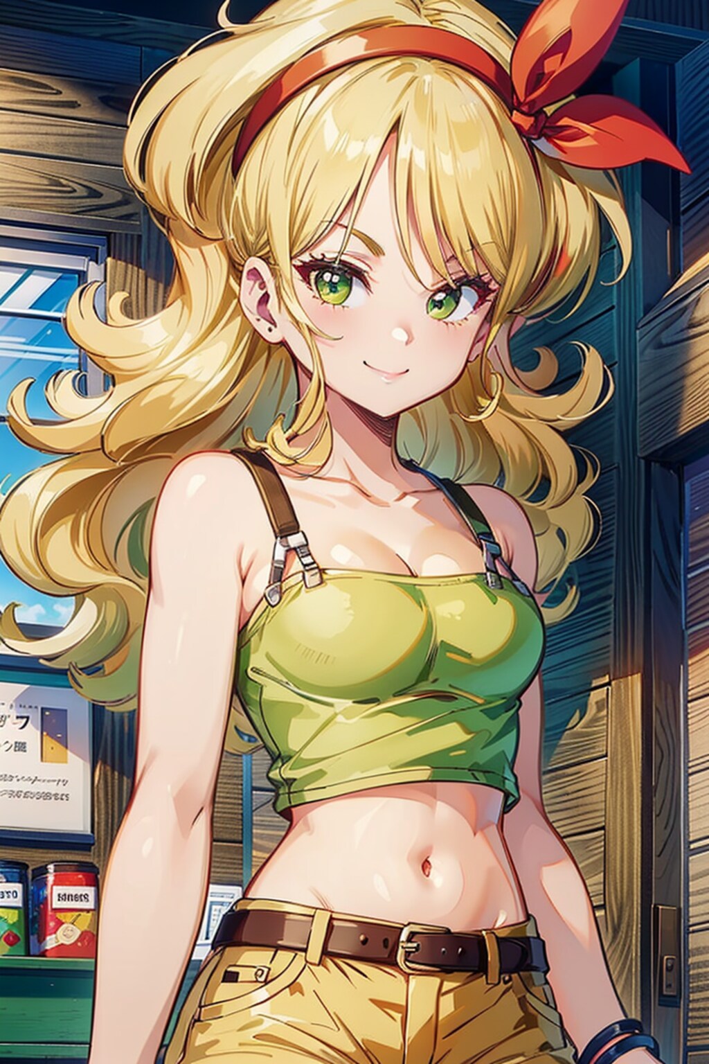 ドラゴンボール ランチ 金髪 (Dragon Ball Launch Blonde Hair)