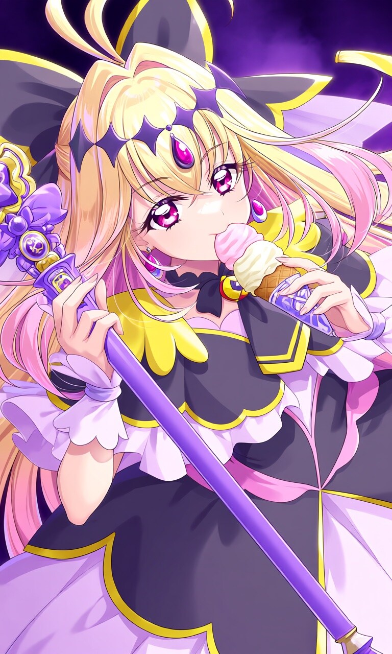 アイス食べるキュアアルカナシャドウ② | の人気AIイラスト・グラビア