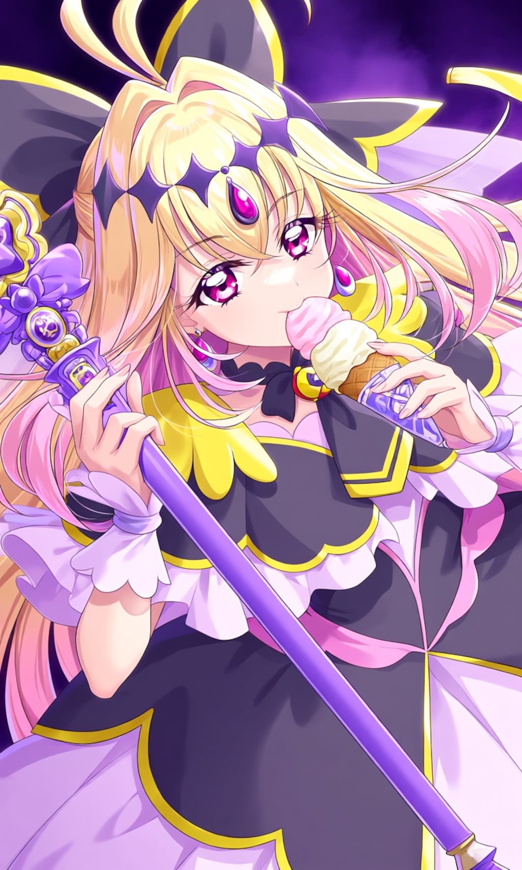 アイス食べるキュアアルカナシャドウ②