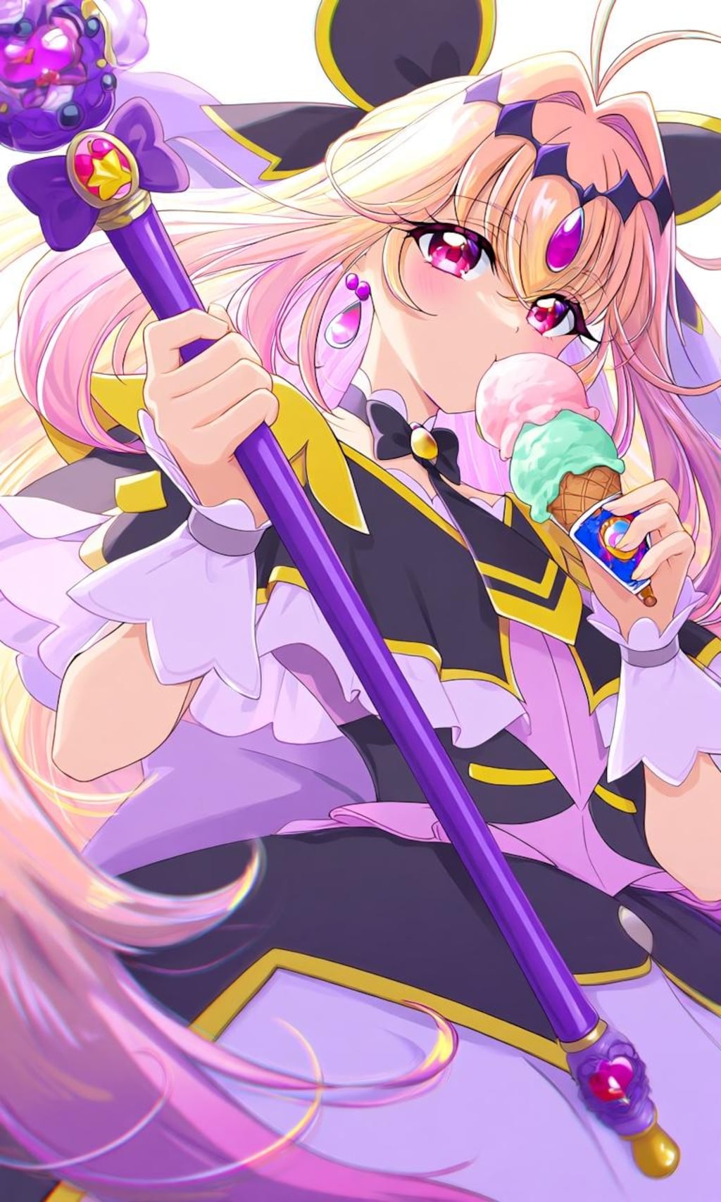 アイス食べるキュアアルカナシャドウ②