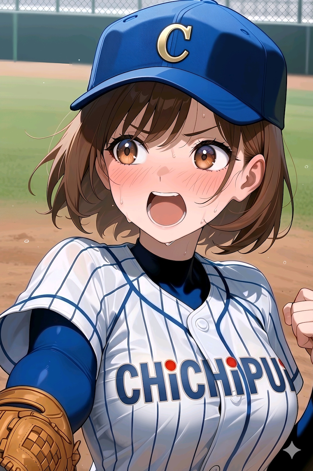 気迫のピッチング