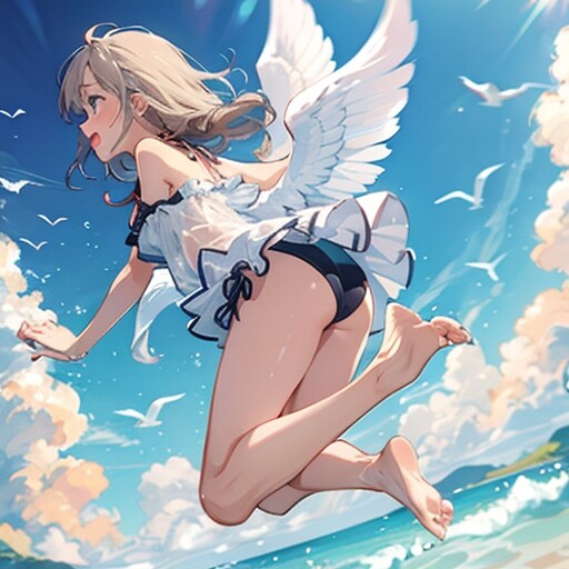 天使の…横顔？