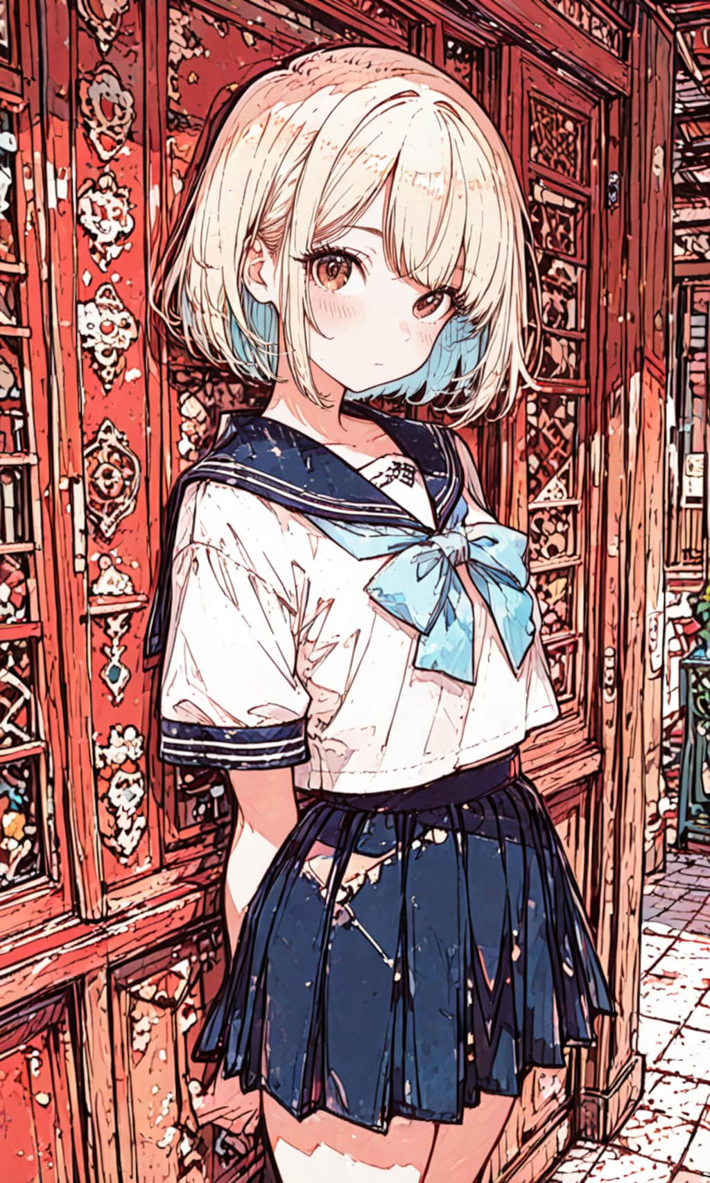 ボブカットの女の子♡放課後デート　①