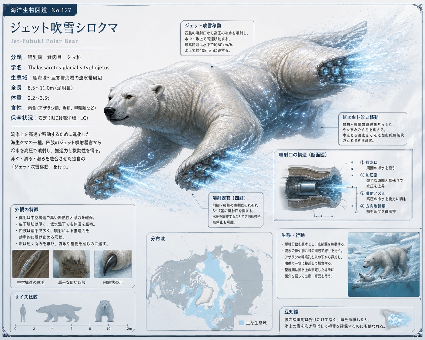 ジェット吹雪シロクマ