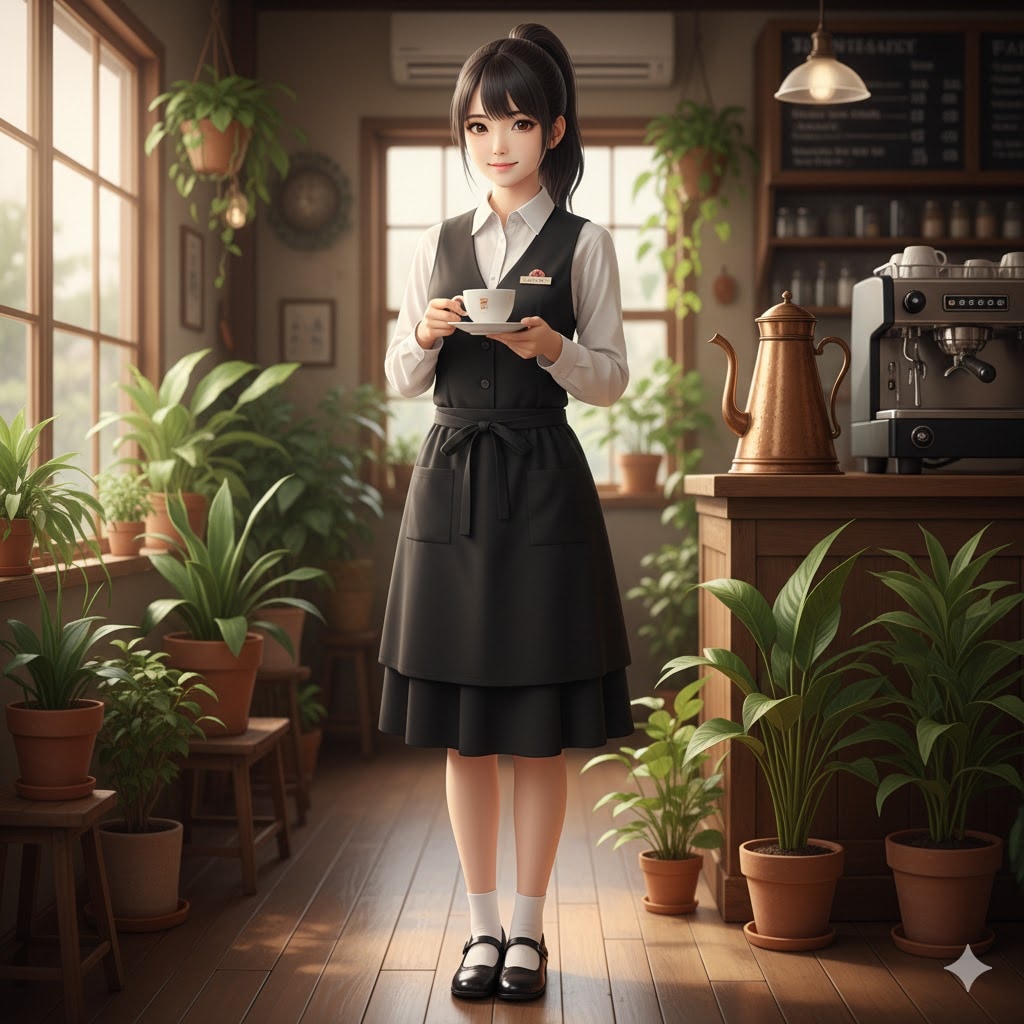 ウェイトレス 16歳 | の人気AIイラスト・グラビア
