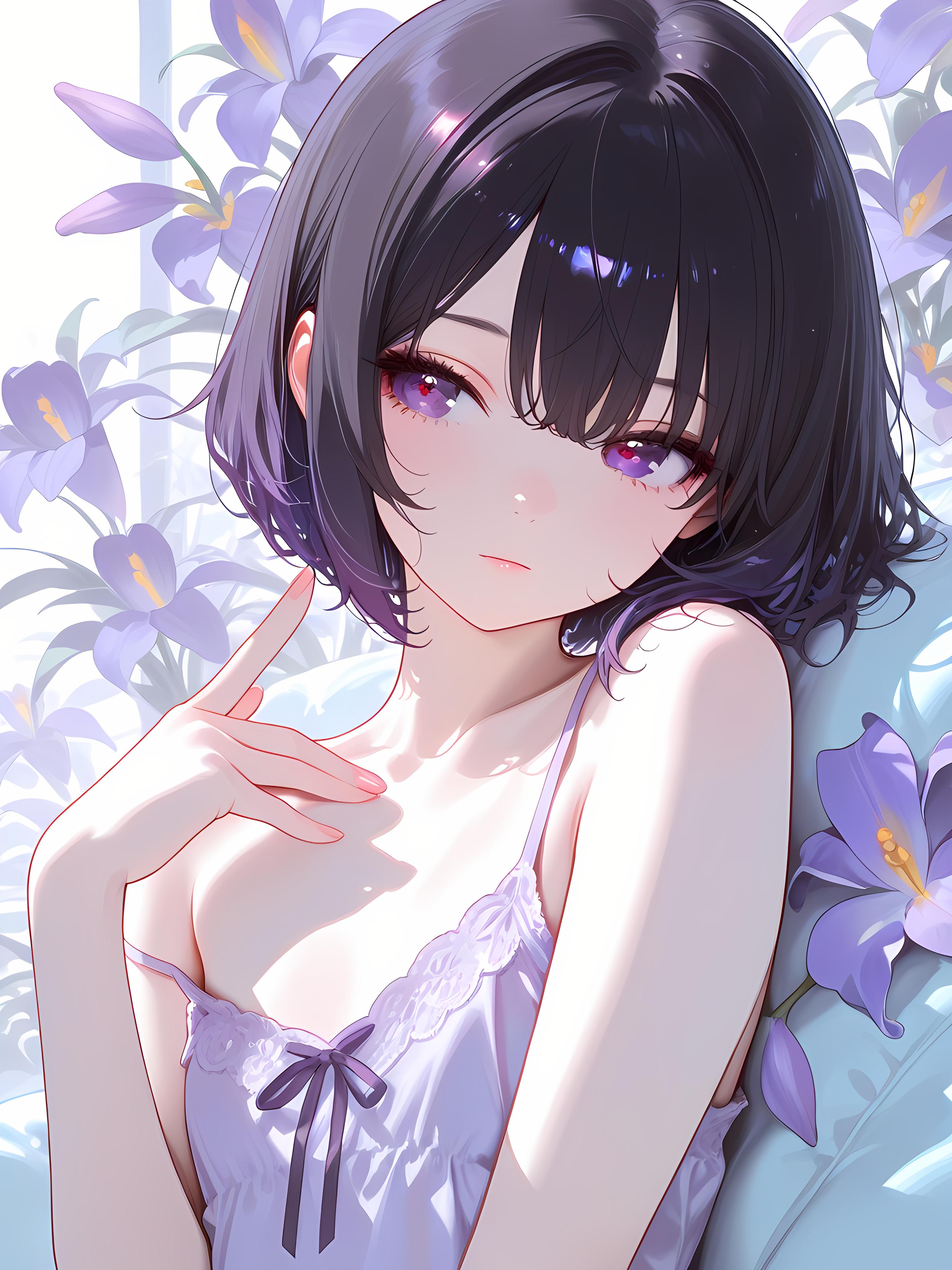 パープルでフラット