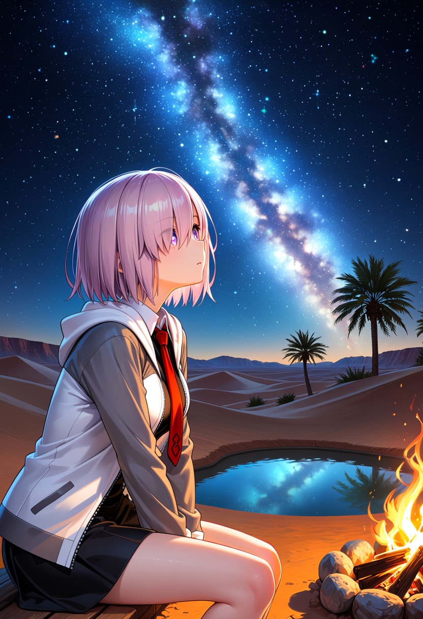 星降る夜の休息 | の人気AIイラスト・グラビア