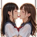百合女子高生 3枚目