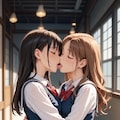 百合女子高生 2枚目