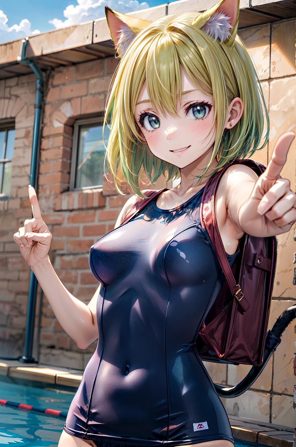 スク水のデルタもん