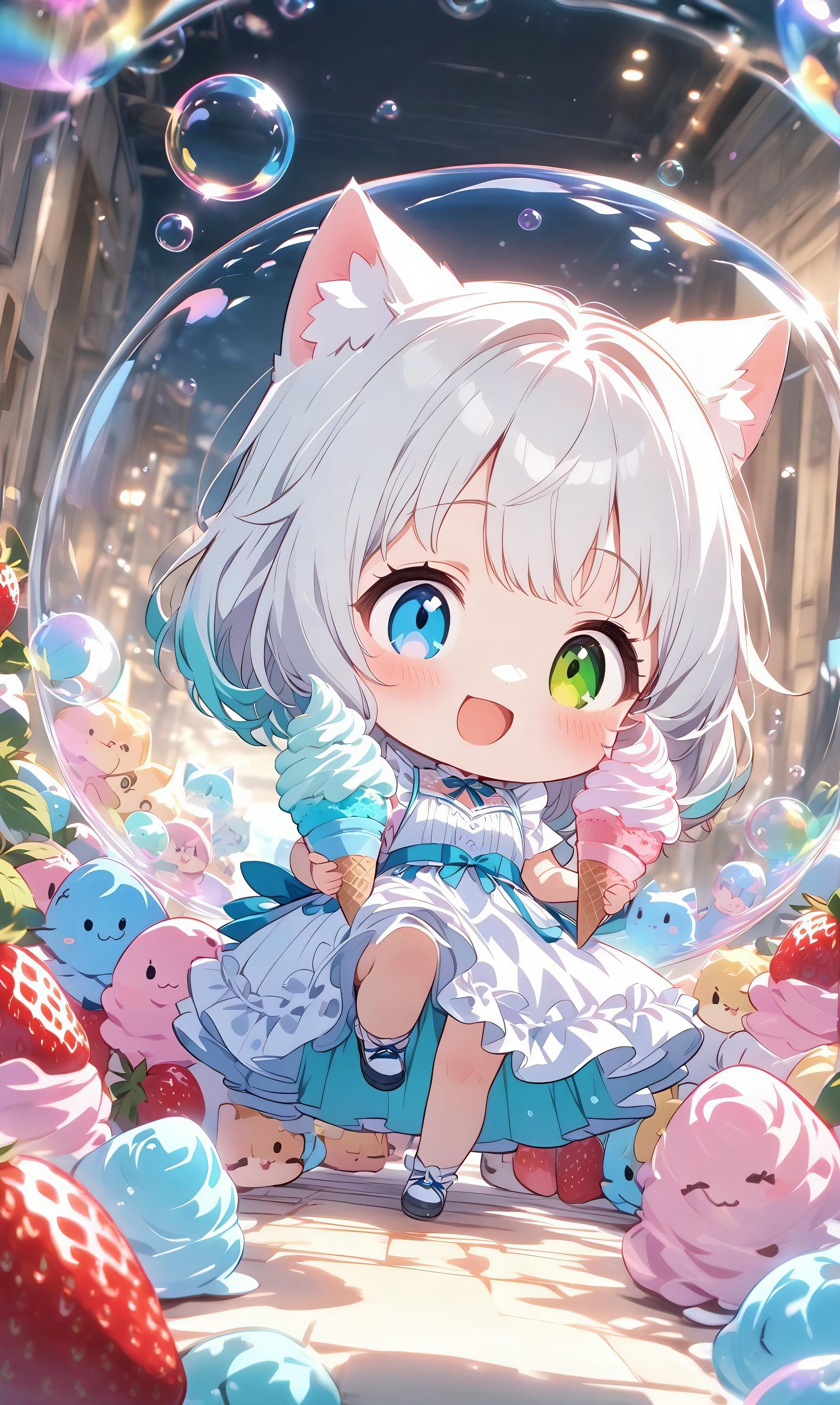 色んなシャボン玉ちゃん達