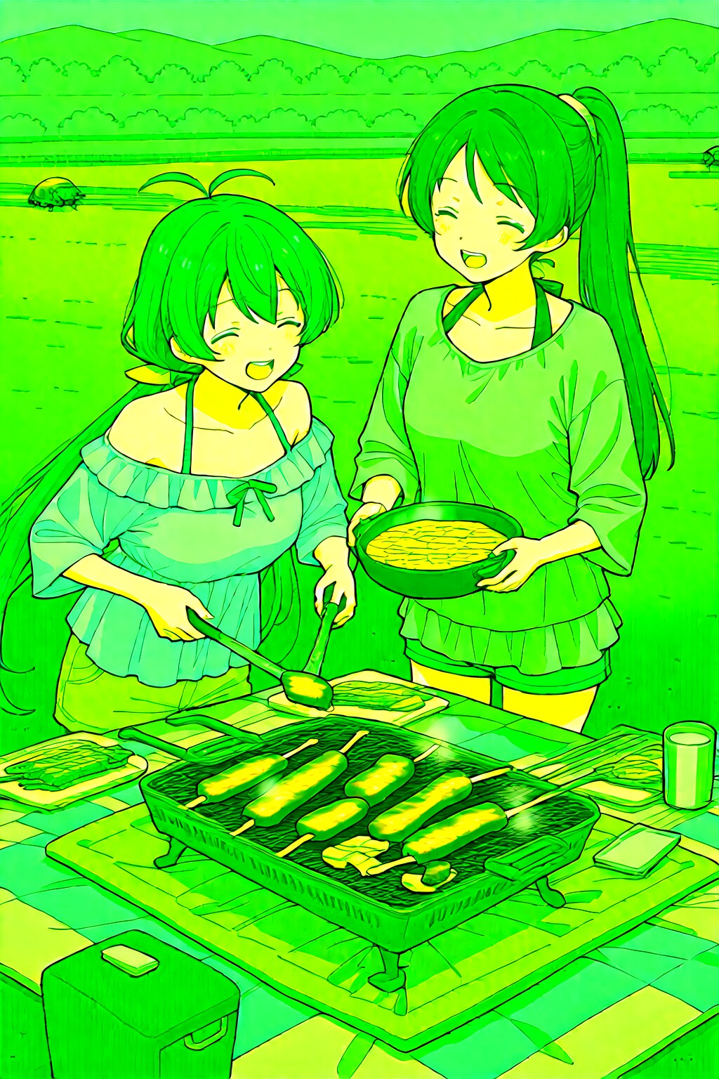 ちちぷい夏休みにBBQ
