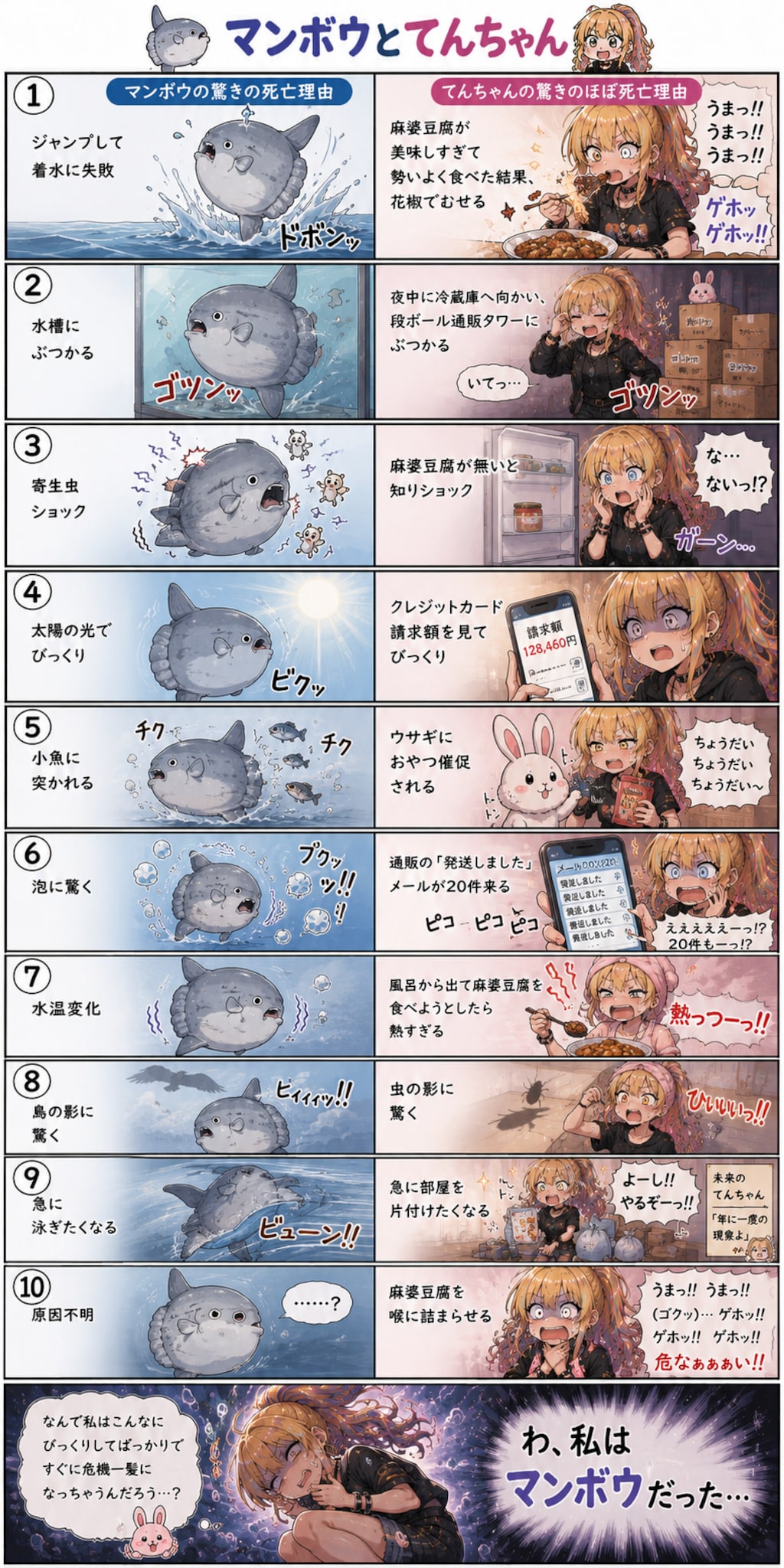 マンボウとてんちゃん☆