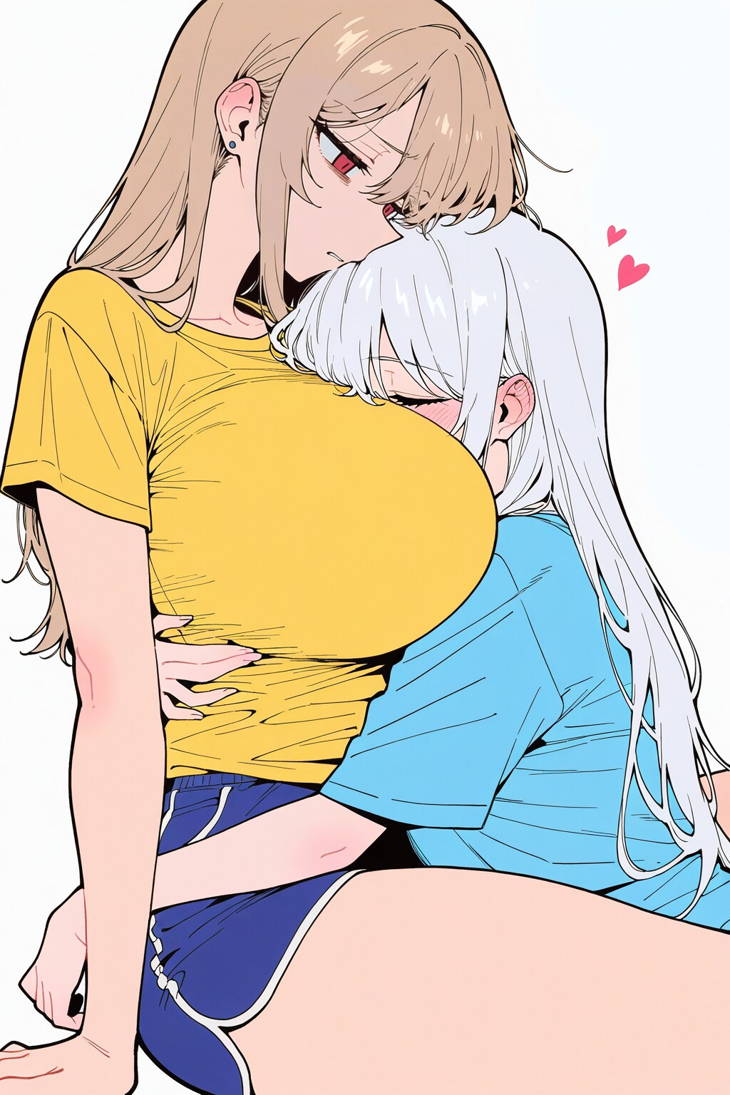 アタシのおっぱいはクッションじゃねぇぞ