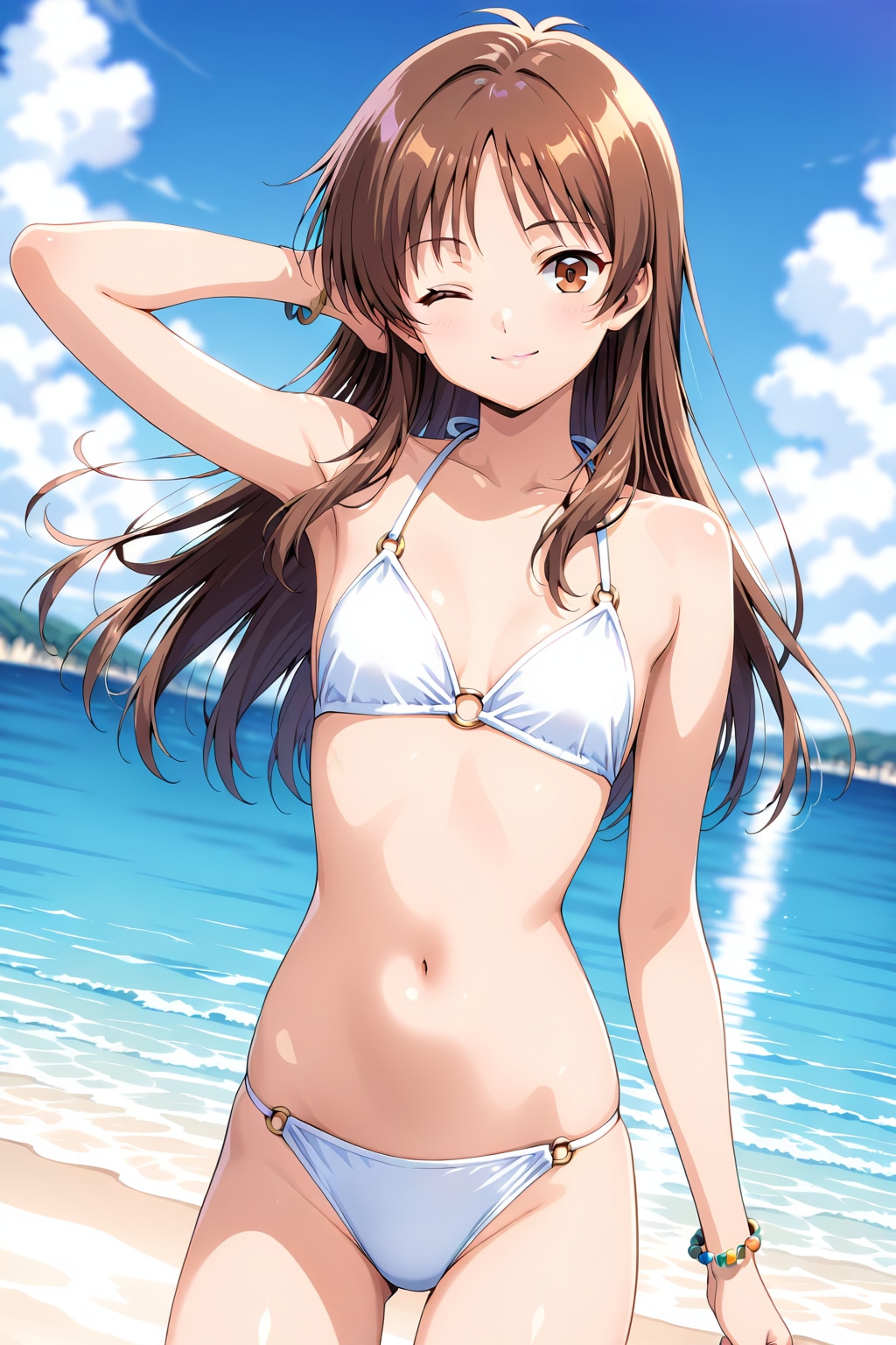 茶髪ロングJKと出会った夏