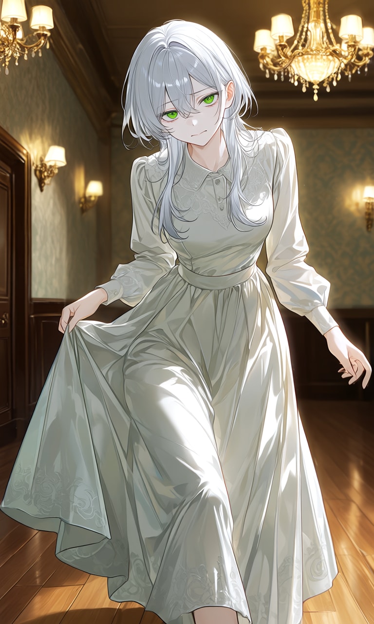 うちの娘ロングスカート