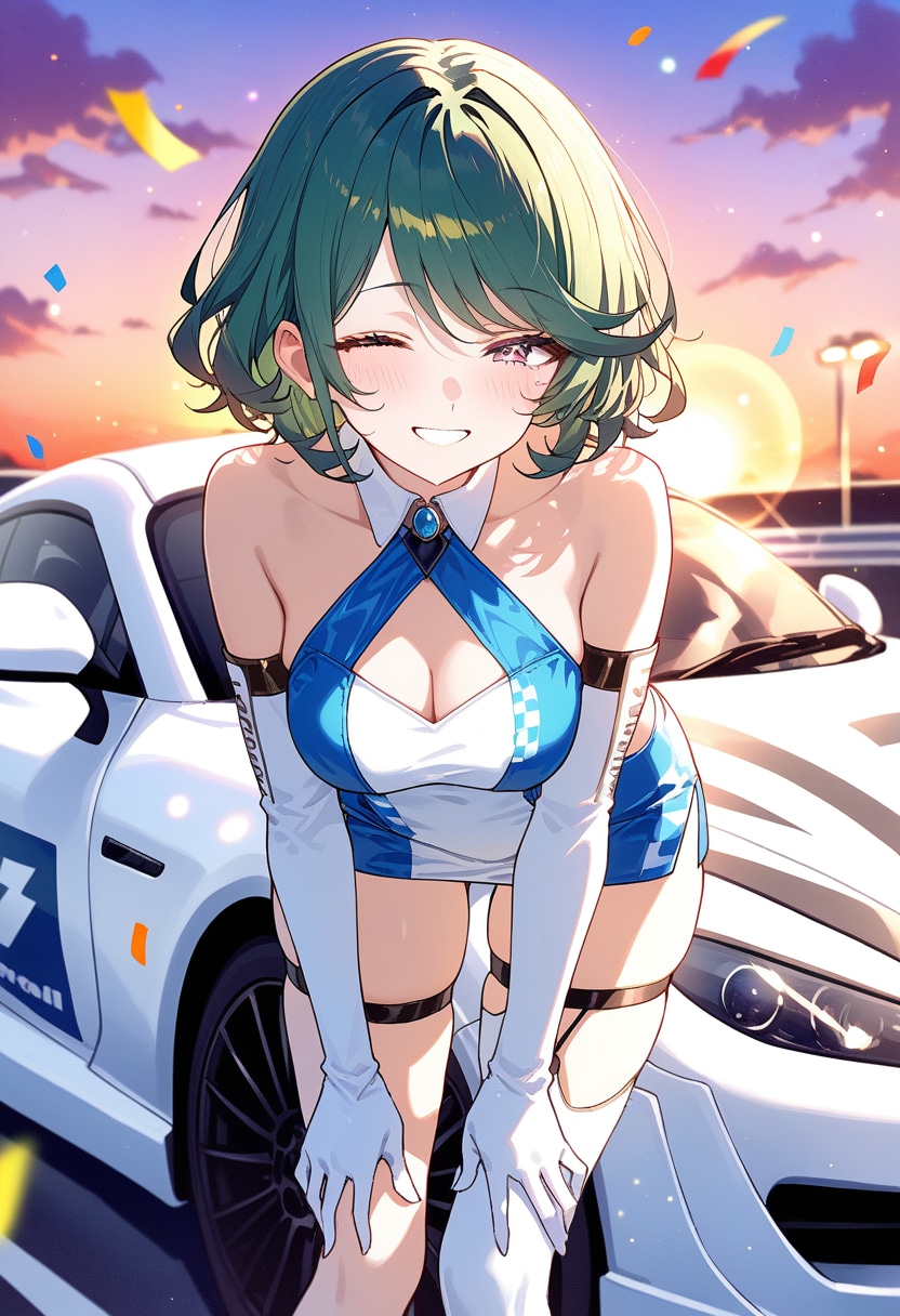 Days AI「レースクイーンの美少女　その３」