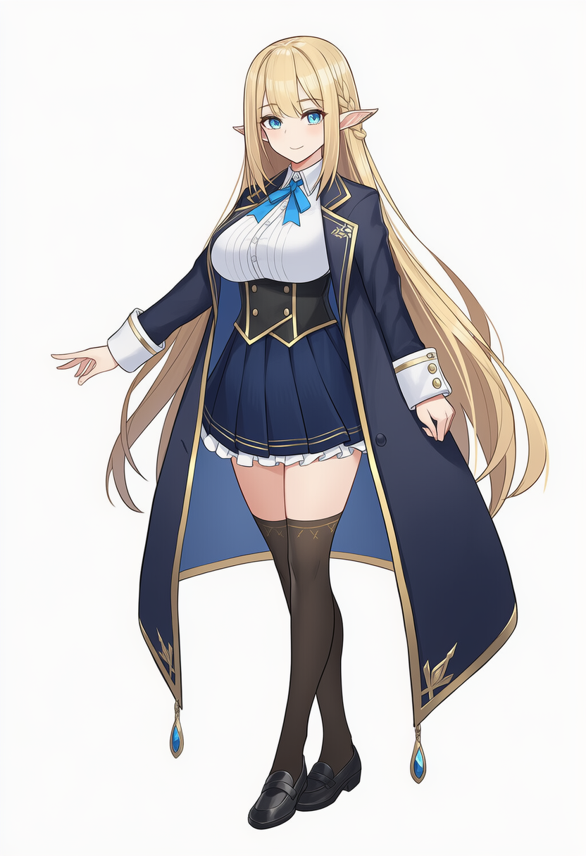 ファンタジー風制服デザイン