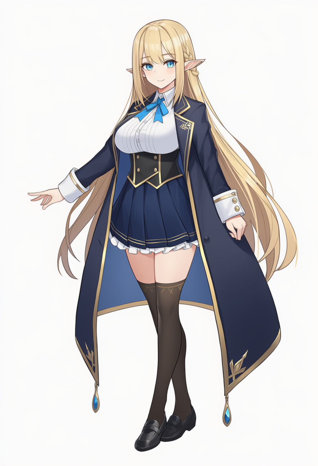 ファンタジー風制服デザイン