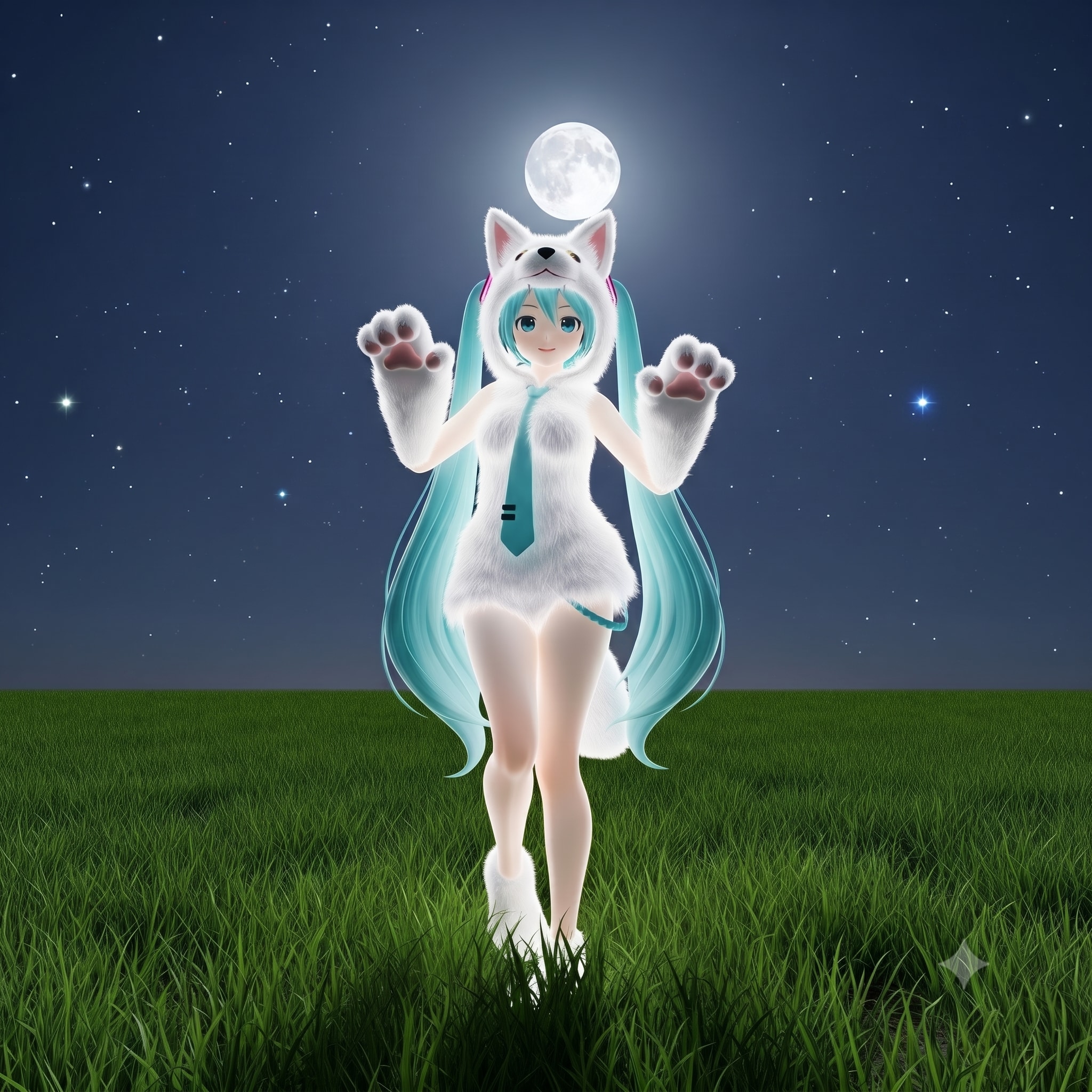 満月のミクさん🌕️
