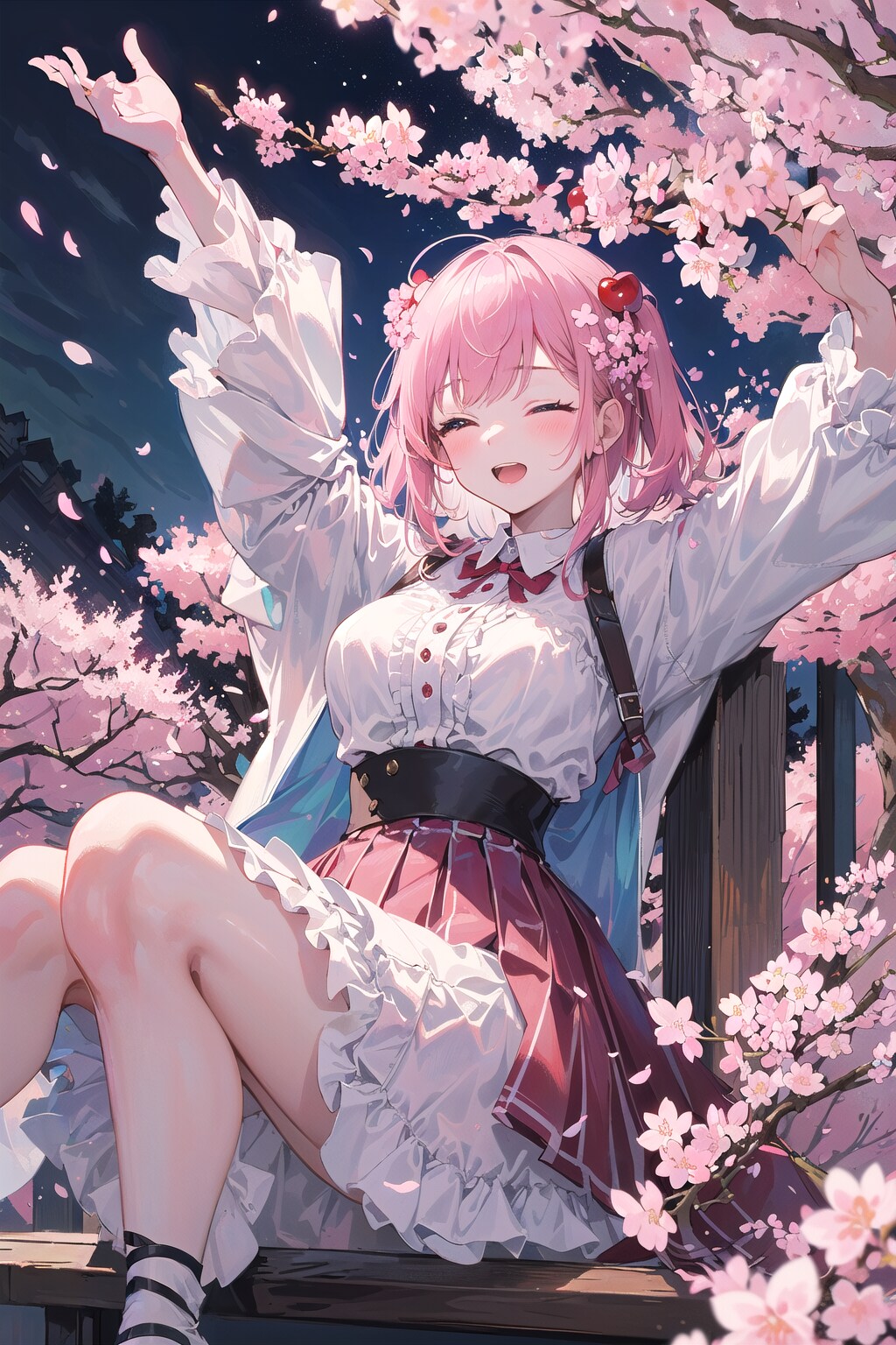 夜桜