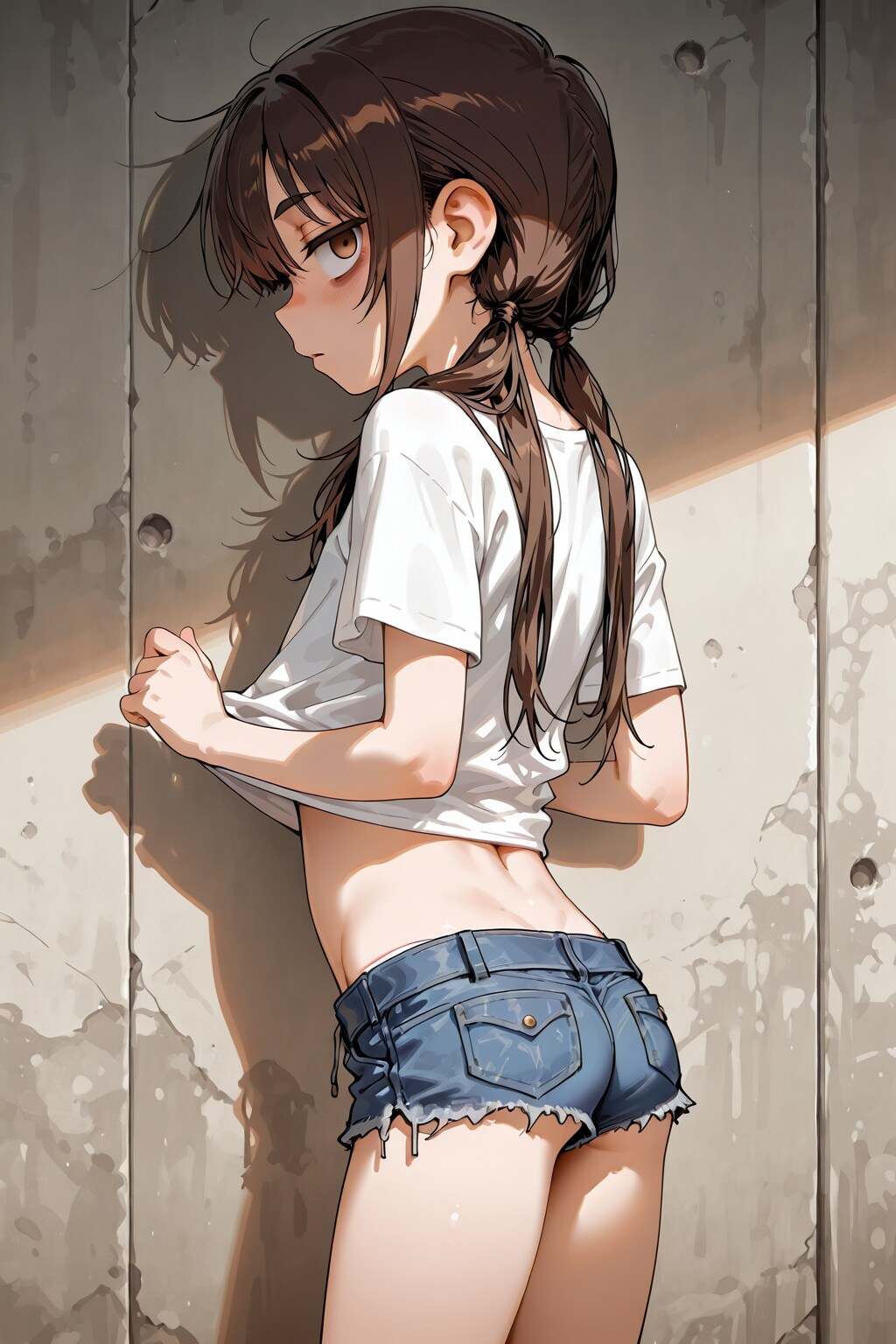 あっち向いてろよ…