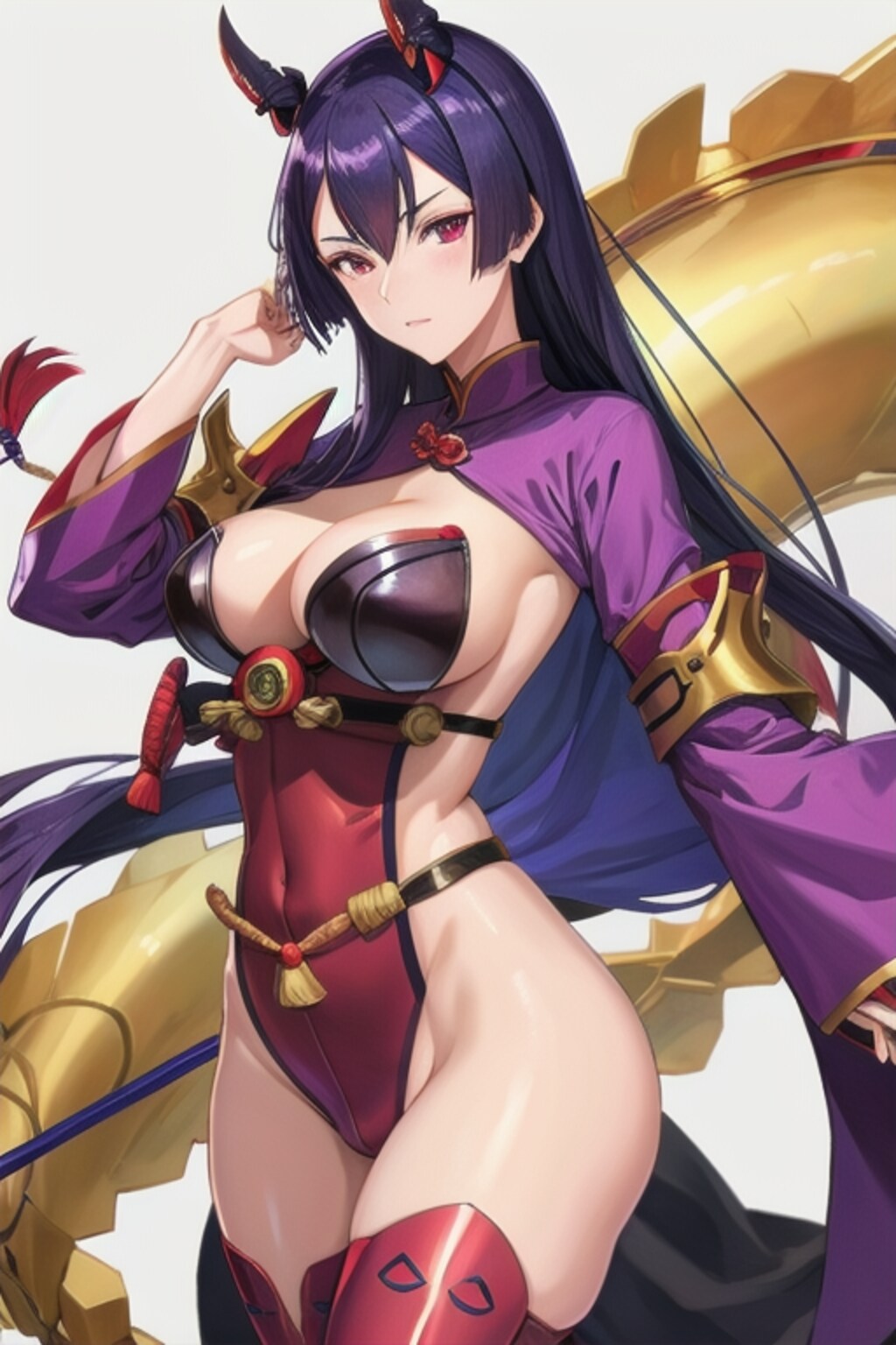 ぴっちりスーツ頼光ママ