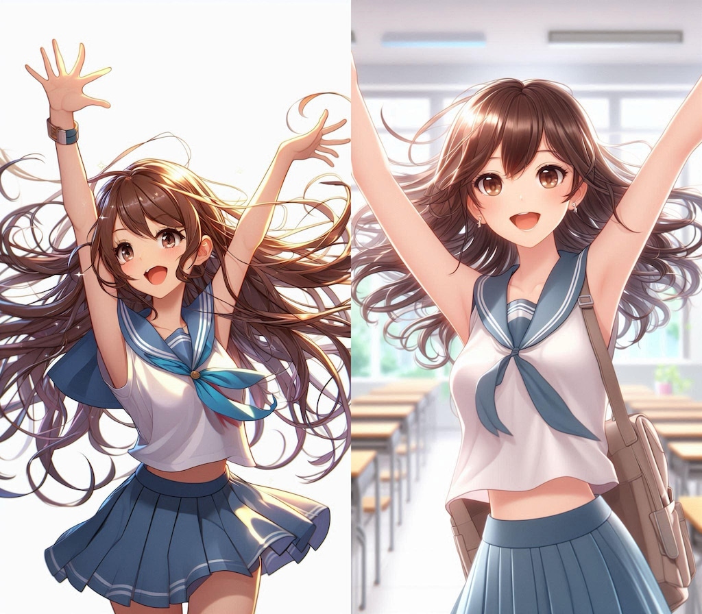 スリーブレス学園モブ