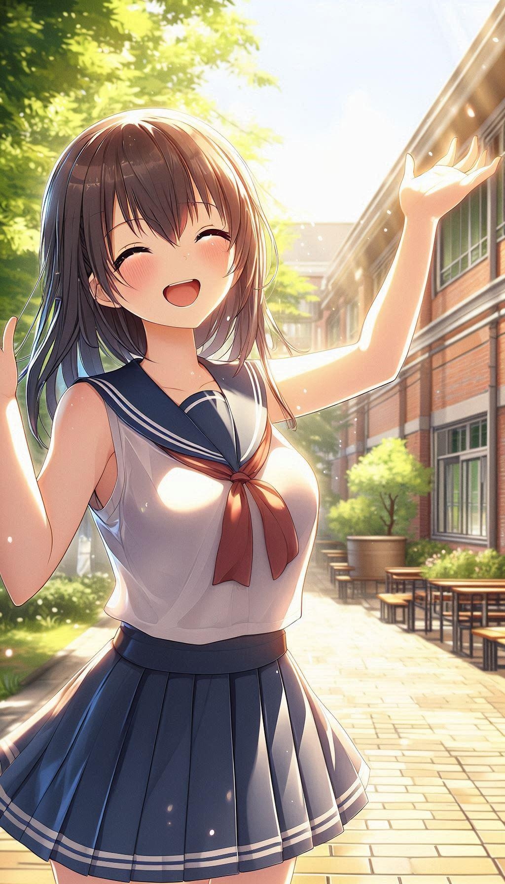 スリーブレス学園モブ