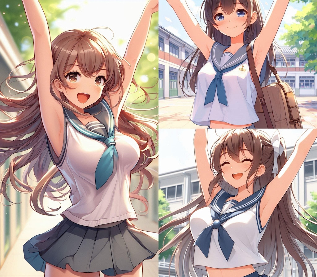 スリーブレス学園モブ