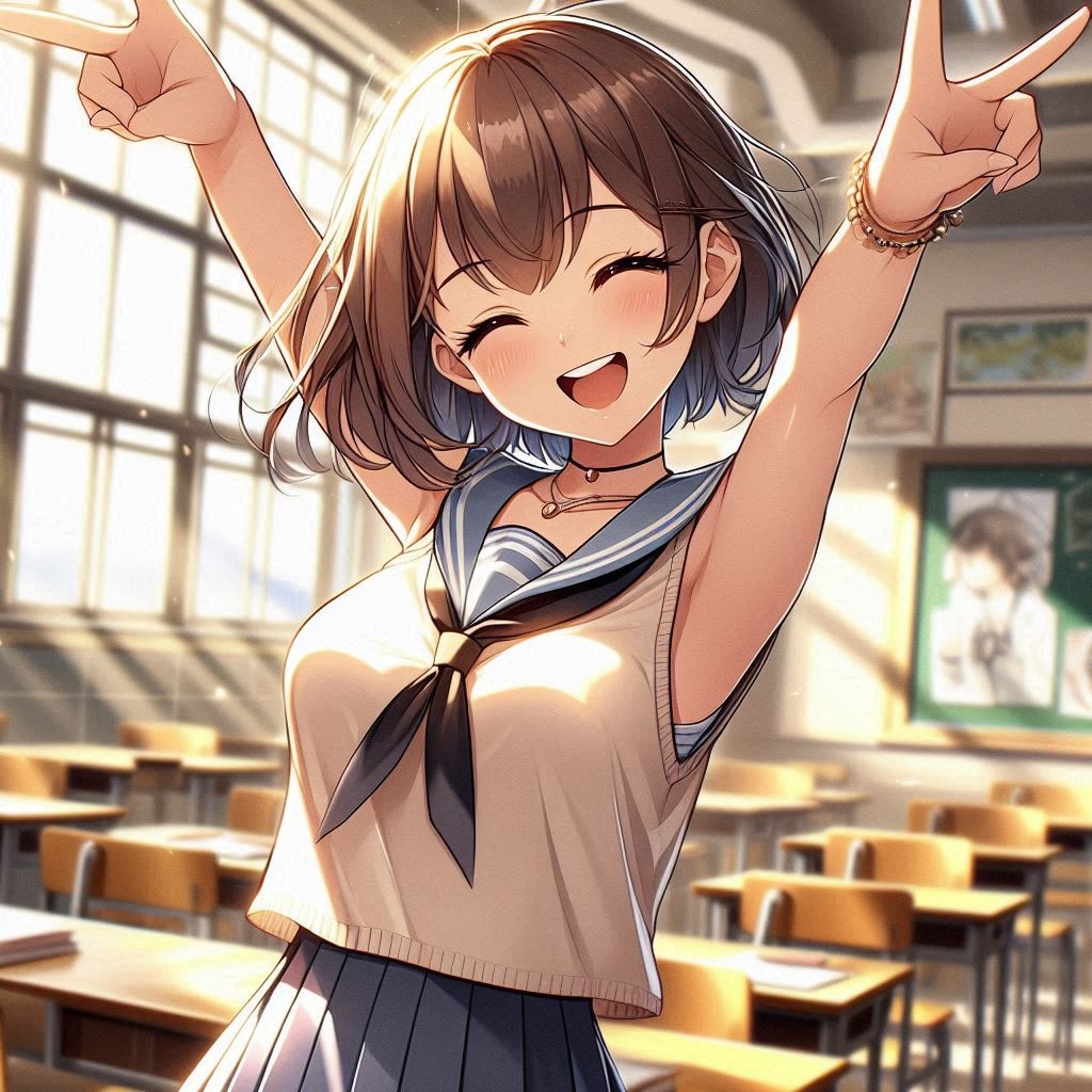 スリーブレス学園モブ