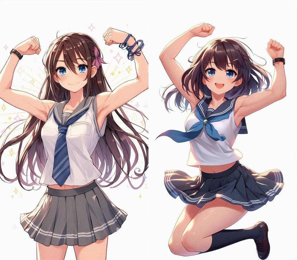 スリーブレス学園モブ