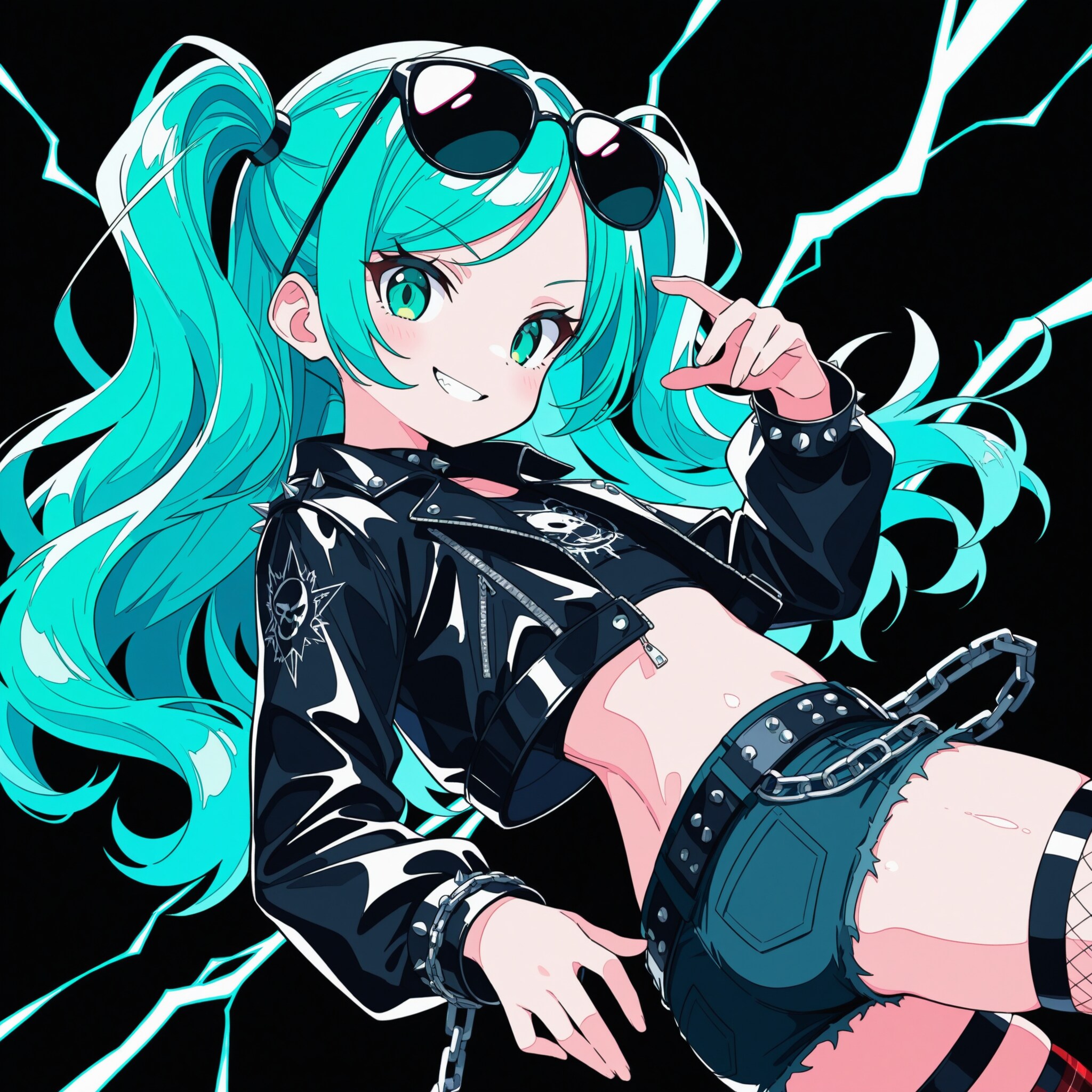 【PUNK】パンクファッションな水の精霊