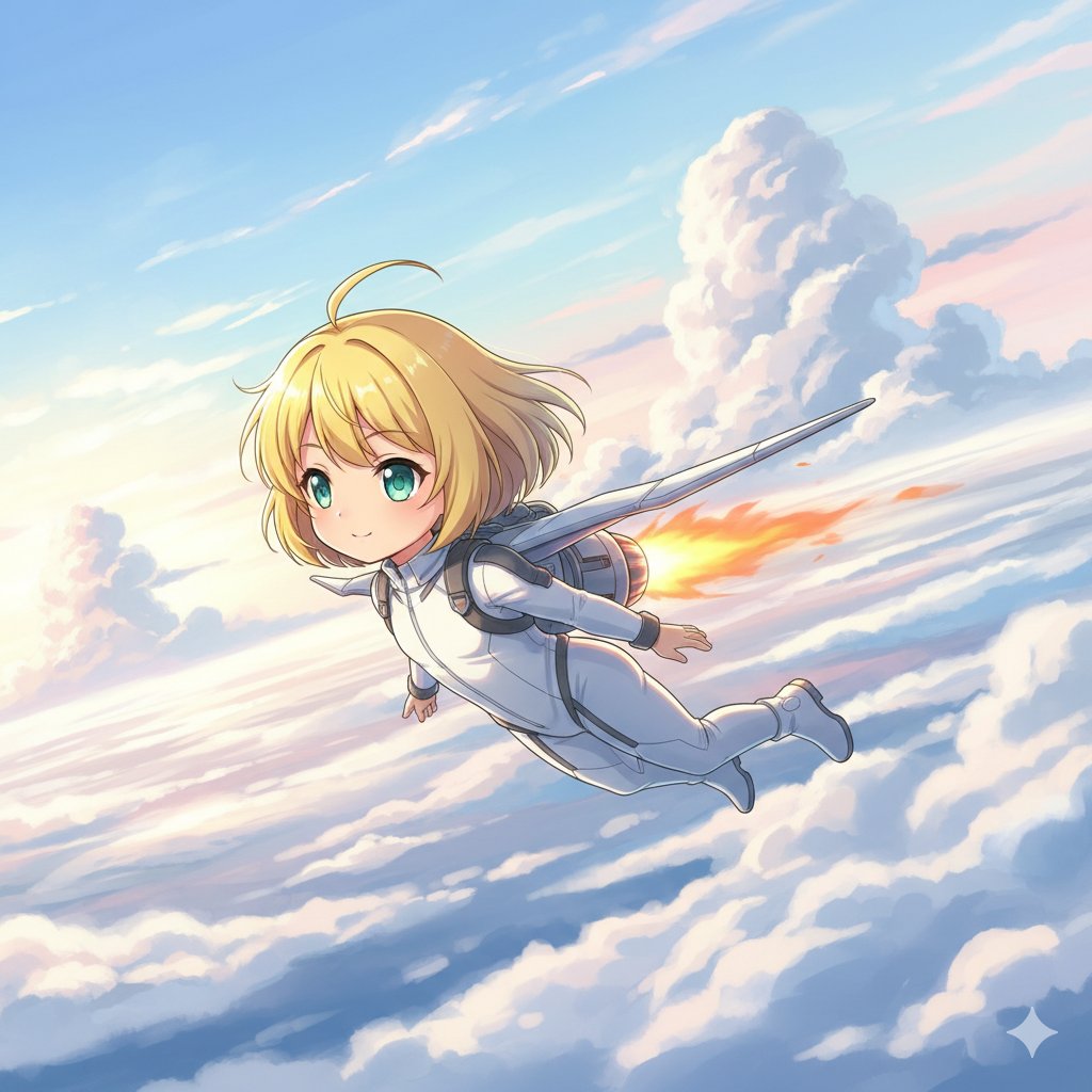 ちちぷいちゃん空を飛ぶ | の人気AIイラスト・グラビア