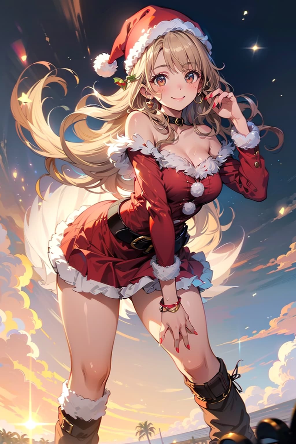 サンタ美女が降臨