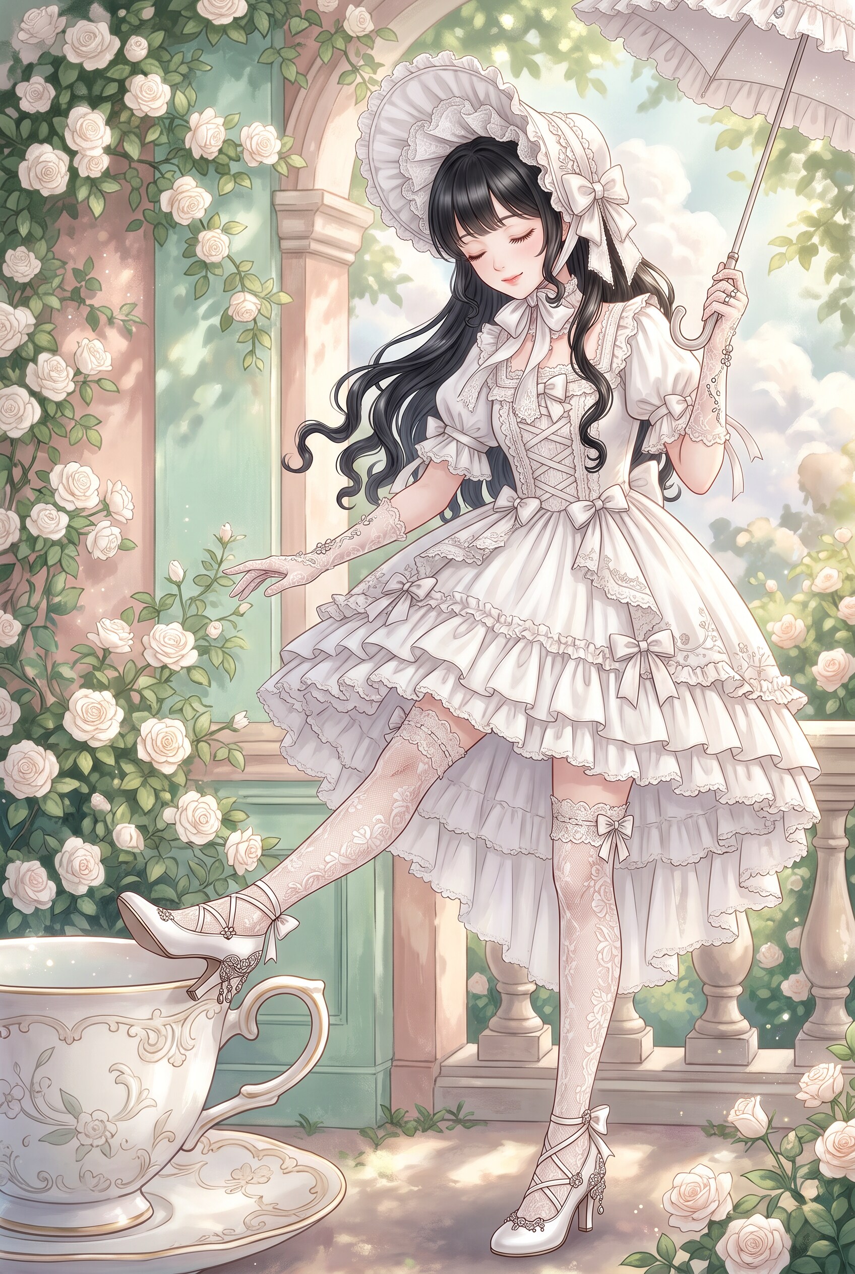 白薔薇の午後