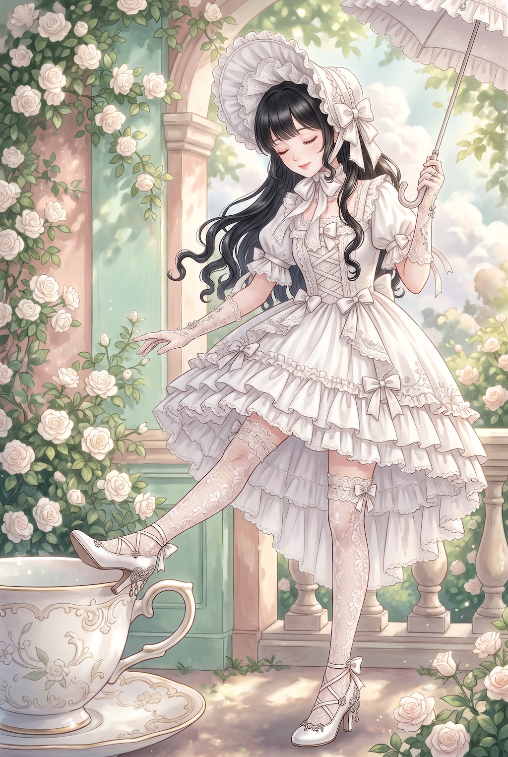 白薔薇の午後