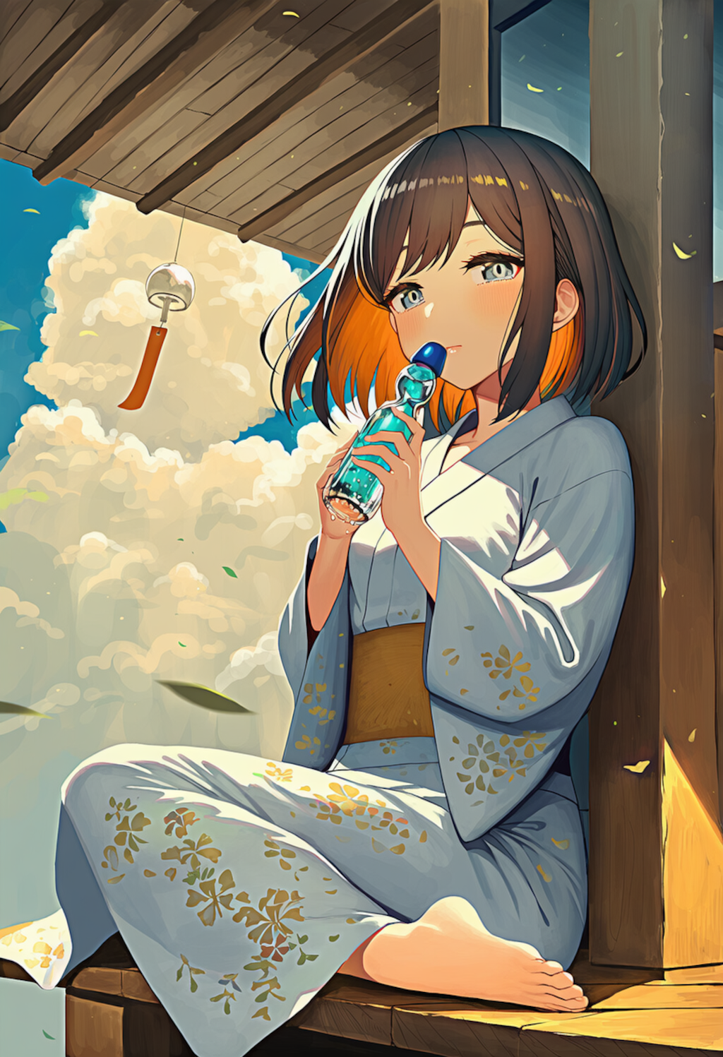 今日も暑そうだね