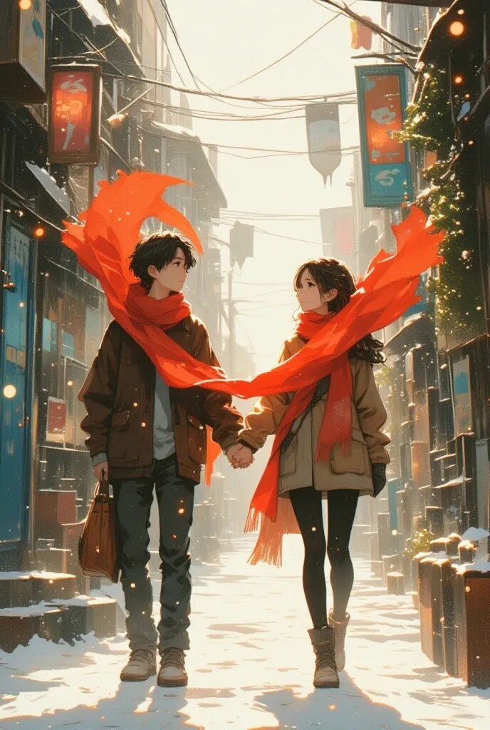 赤いマフラー | の人気AIイラスト・グラビア