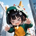 Shin Kaiju Girl（妹をレンタルしました！「お兄ちゃん 夢の中で恐い怪獣さんになっちゃた！【Destroy the city 篇】） 2枚目