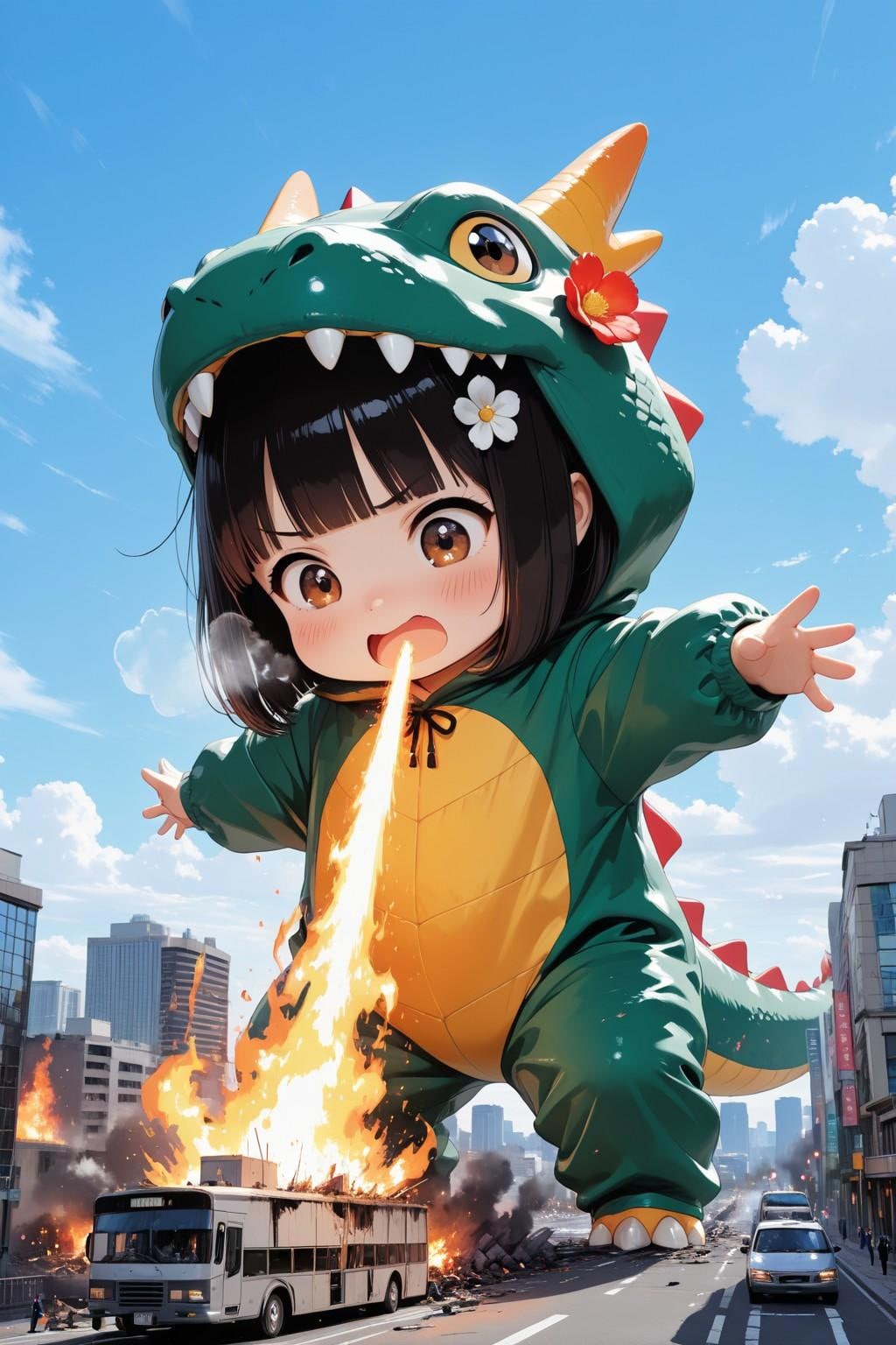 Shin Kaiju Girl（妹をレンタルしました！「お兄ちゃん 夢の中で恐い怪獣さんになっちゃた！【Destroy the city 篇】）