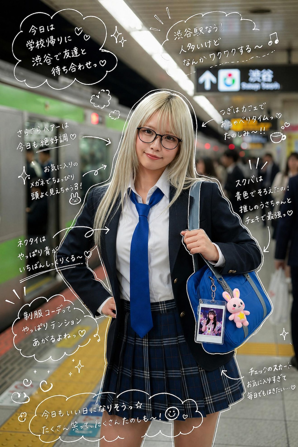 【ちちぷい公式タグ参戦】＃手書き加工 で今流行りの手書き加工画像を作ってみた001