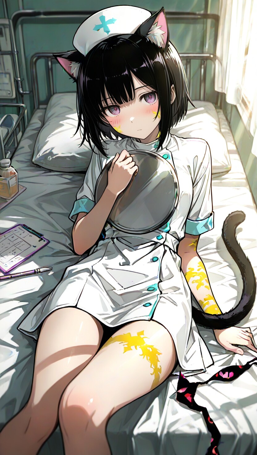 朔雷「…診察は…もう終わり…だよ」 | の人気AIイラスト・グラビア